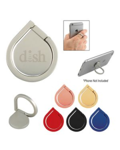 Branded Aluminum Cell Phone Ring And Stand