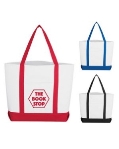 Branded Pocket Shopper Tote Bag