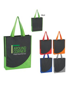 Promotional NonWoven Tote Bag With Accent Trim