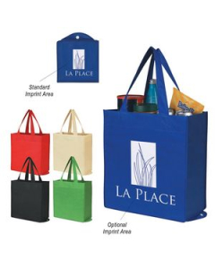 Branded NonWoven Foldable Shopper Tote Bag