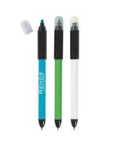 Promotional TwinWrite Pen With Highlighter