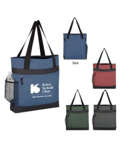 Branded Hidden Zipper Outing Tote Bag
