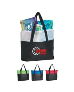Branded NonWoven Zippered Tote Bag