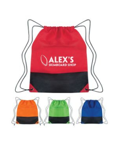 Branded NonWoven TwoTone Drawstring Sports Pack