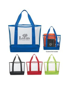 Branded Clear Casual Tote Bag