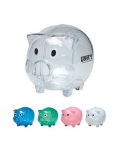 Branded Plastic Piggy Bank