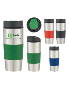 Promotional 18 Oz Gripper Stainless Steel Tumbler