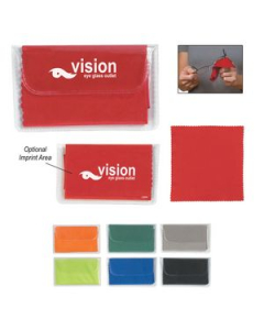 Branded Microfiber Cleaning Cloth In Case