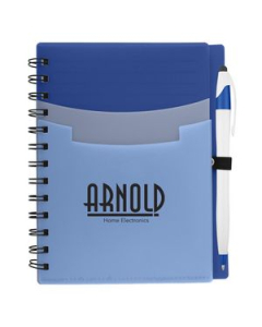 Branded Tri Pocket Notebook and Pen