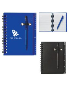 Branded Spiral Notebook and Pen