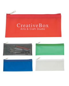 Ceramic Pencil Caddy (Blue Interior) - Item #21612 -   Custom Printed Promotional Products