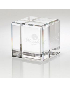 Branded Quadrado Small Crystal Block