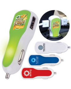 Promotional Solas Twin Port USB Car Charger