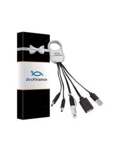 Branded Medusa IV MFI Charger Cable Set & Packaging