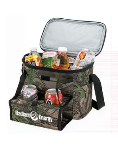 Branded Huntwood Camo 12-Can Cooler