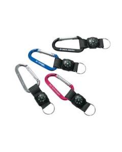 Branded Busbee Carabiner with Compass