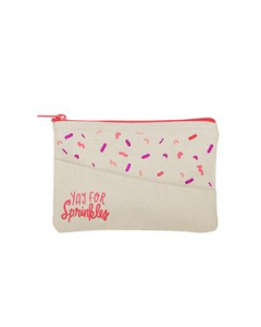 Promotional Continued Poptart Peekaboo Pouch Natural Canvas