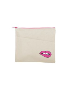 Branded Continued Dollface Peekaboo Pouch Natural Canvas