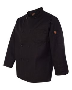 Promotional Chef Designs Black Traditional Chef Coat