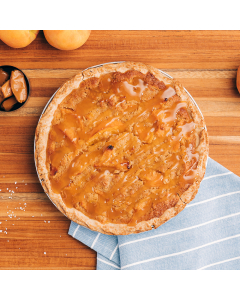Branded JUSTICE OF THE PIES â€“ SALTED CARAMEL PEACH PIE