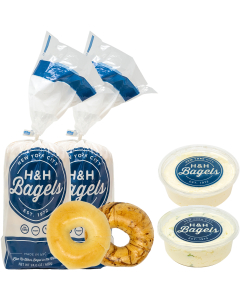 Promotional HH Bagels - 1 Dozen with Cream Cheese