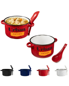 Branded 20 OZ. CAMPFIRE SOUP BOWL WITH SPOON