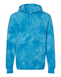 Branded Independent Trading Co. - Unisex Midweight Tie-Dyed Hooded Sweatshirt