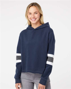 Branded MV Sport - Women's Sueded Fleece Thermal Lined Hooded Sweatshirt