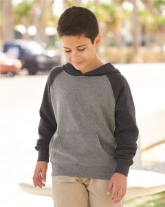 Branded Independent Trading Co. - Youth Special Blend Raglan Hooded Pullover