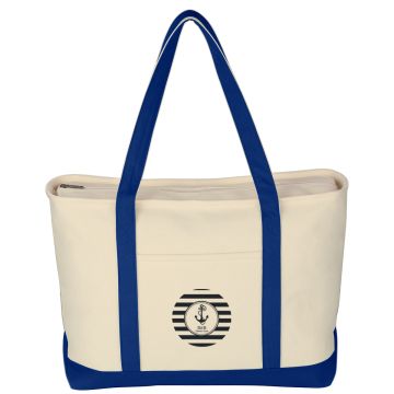 Custom Large Starboard 24 oz. Cotton Canvas Tote Bag