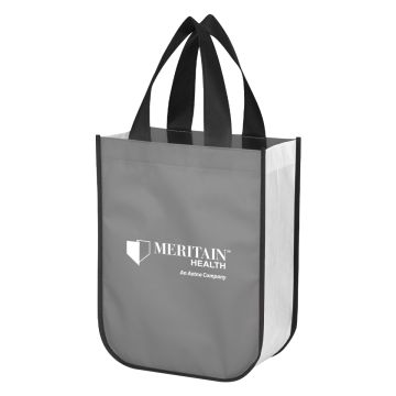 Custom Lola Laminated Non-Woven Shopper Tote Bag