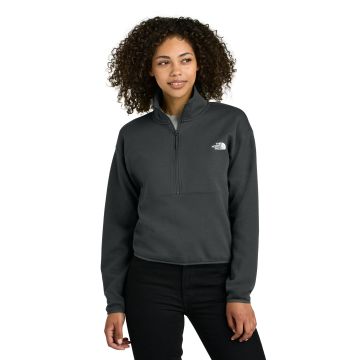 Branded TNF Wms Double Knit Half-Zip Fleece