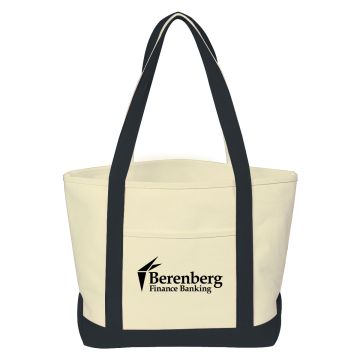 Custom Medium Starboard 24 oz. Cotton Canvas Tote Bag