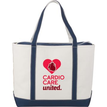 Baltic 24oz Cotton Canvas Tall Zippered Tote