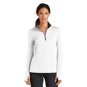 Branded Nike Ladies Dri-FIT Stretch Half-Zip Cover-Up