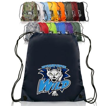 Classic Polyester Drawstring Backpacks