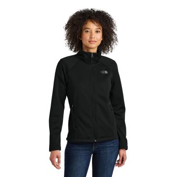 Branded TNF Lds Chest Logo Ridgewall Soft Shell Jkt