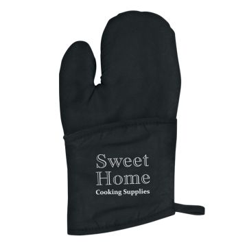 Custom Quilted Cotton Canvas Oven Mitt