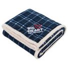 Field and Co Plaid Sherpa Blanket