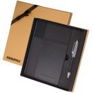 Duo Textured Tuscany Journal and Pen Gift Set