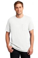 Jerzees DriPower Active 5050 CottonPoly Pocket TShirt 