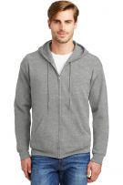 Hanes Adult EcoSmart Full Zip Hooded Sweatshirt 