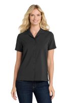 Branded Port Authority Ladies Short Sleeve Performance Staff Shirt Branded Port Authority Ladies Short Sleeve Performance Staff Shirt
