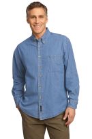 Branded Port & Company Long Sleeve Value Denim Shirt Branded Port & Company Long Sleeve Value Denim Shirt