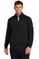 Branded Nike Swoosh Sleeve Half Zip Club Fleece Branded Nike Swoosh Sleeve Half Zip Club Fleece