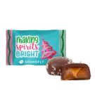 Individually Wrapped Sea Salt Caramels- Full Color Wrapper Individually Wrapped Sea Salt Caramels- Full Color Wrapper