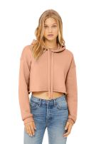 Bella Canvas Women's Sponge Fleece Cropped Hoodie Bella Canvas Women's Sponge Fleece Cropped Hoodie