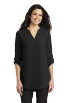 Branded Port Authority Ladies 3/4-Sleeve Tunic Blouse Branded Port Authority Ladies 3/4-Sleeve Tunic Blouse