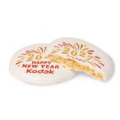 Iced Round Vanilla Cookie- Custom Logo Iced Round Vanilla Cookie- Custom Logo