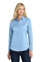 Branded Port Authority Ladies Long Sleeve SuperPro React Twill Shirt Branded Port Authority Ladies Long Sleeve SuperPro React Twill Shirt